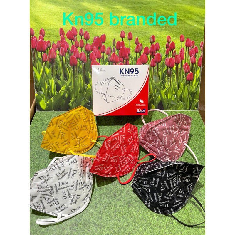 Masker KN95 Motif Branded Dior