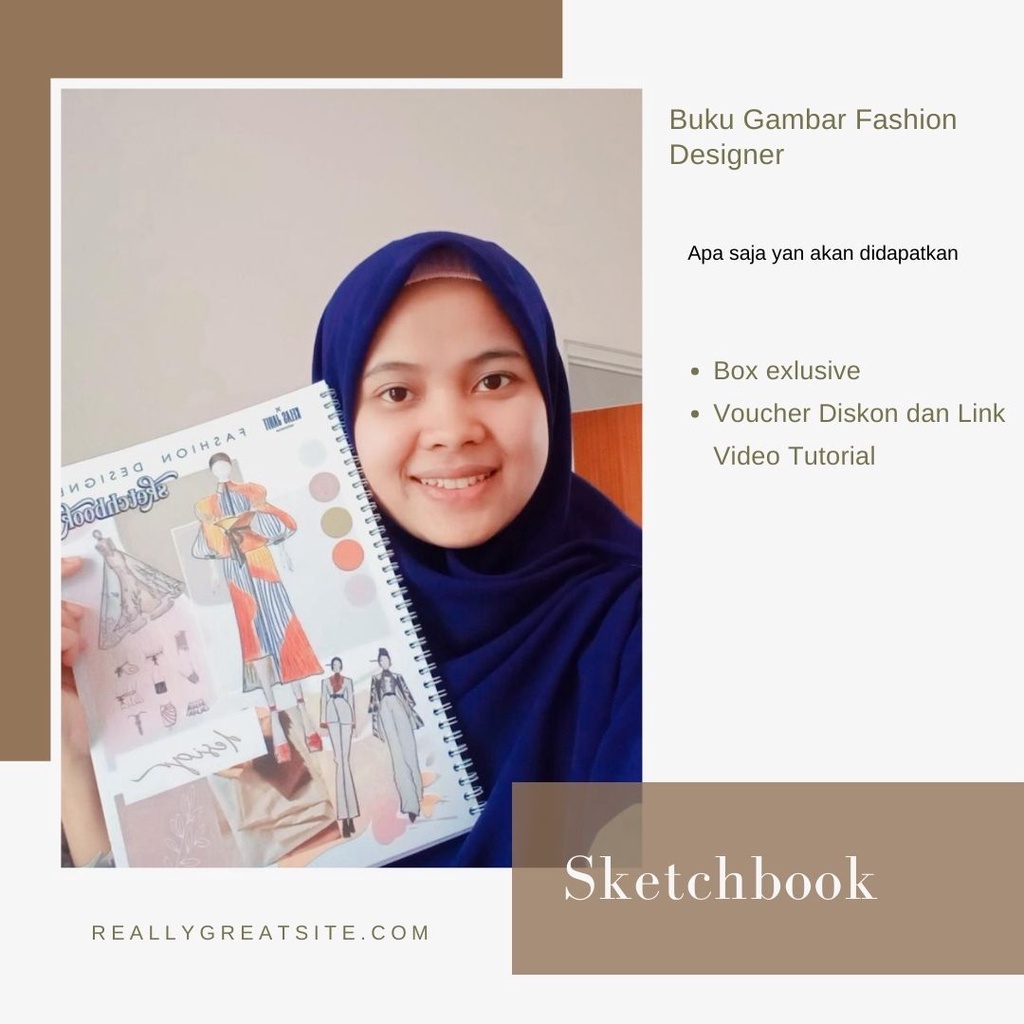 Buku Fashion Designer Sketchbook  Style Figure Drawing Desain Fashionary-2
