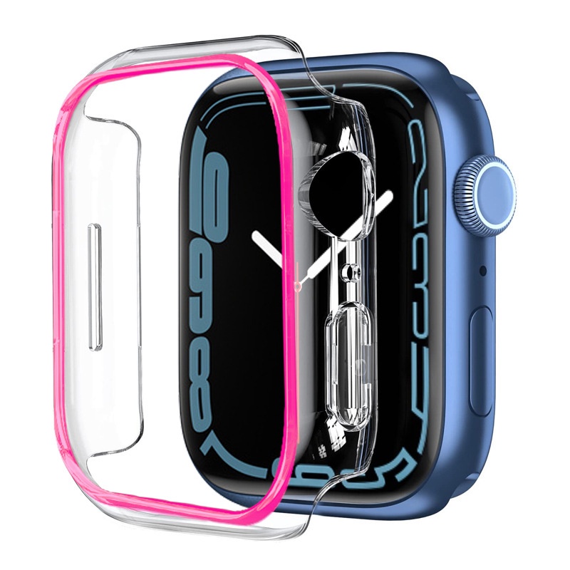 Casing Pelindung Apple Watch 45mm 41mm 38mm 42mm 40mm 44mm Hard PC Bumper