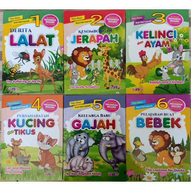 Jual Buku cerita dongeng anak anak seri hewan Indonesia|Shopee Indonesia