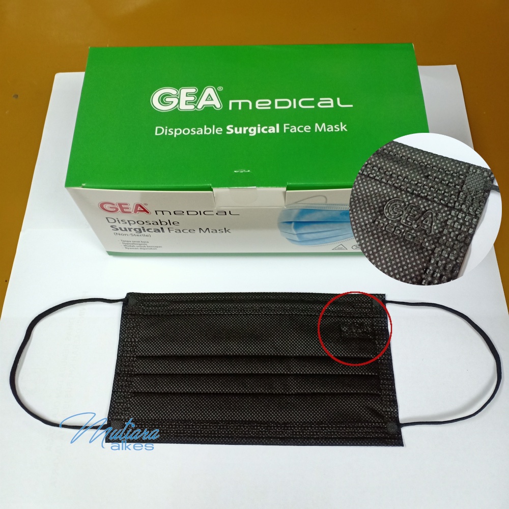 Masker GEA Medis - Surgical Face Mask Disposable GEA 3 Ply isi 50Pcs