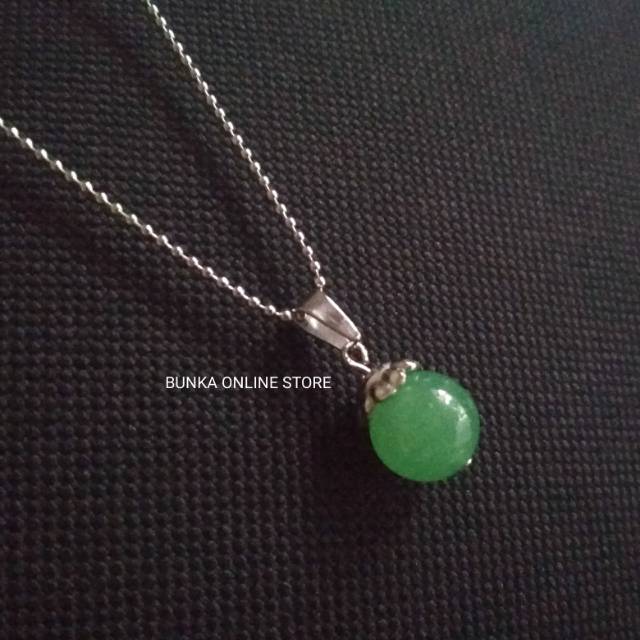 Kalung dan Liontin Green Aventurine