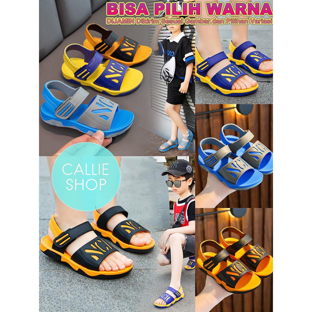 Sandal Anak Tali Velcro Jelly Full Karet 812+2K KCGNNCK