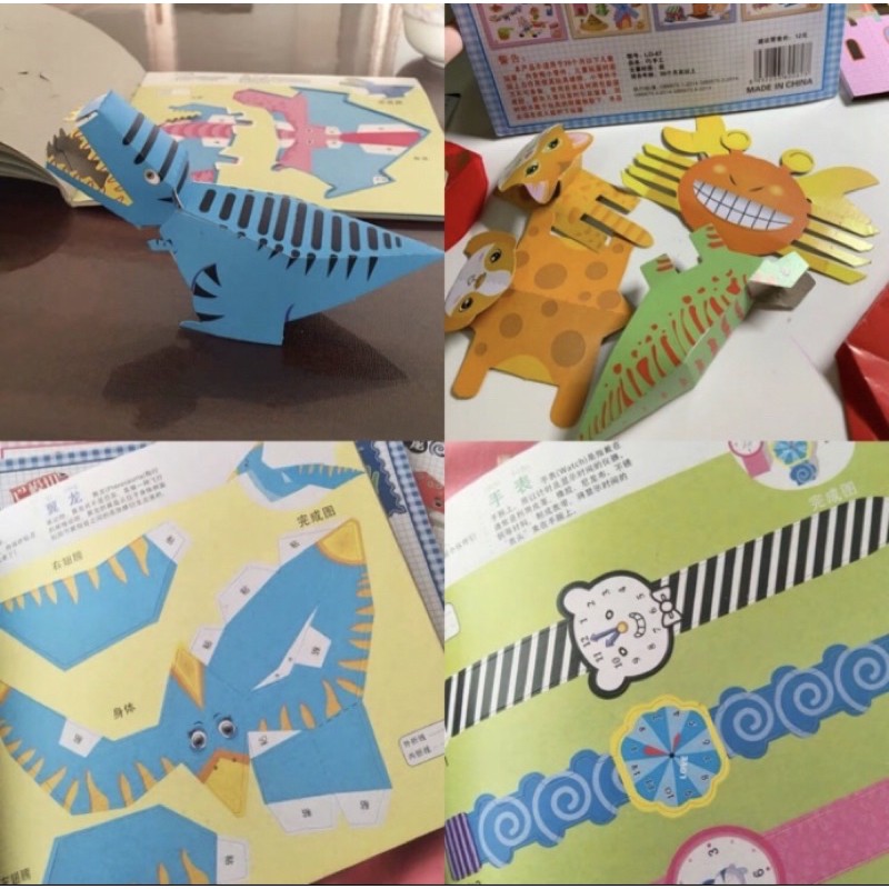 Origami Book - Prakarya Anak - activity book - DIY Origami