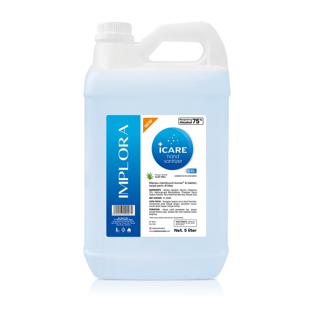 

Implora Icare Hand sanitizer gel 5Liter