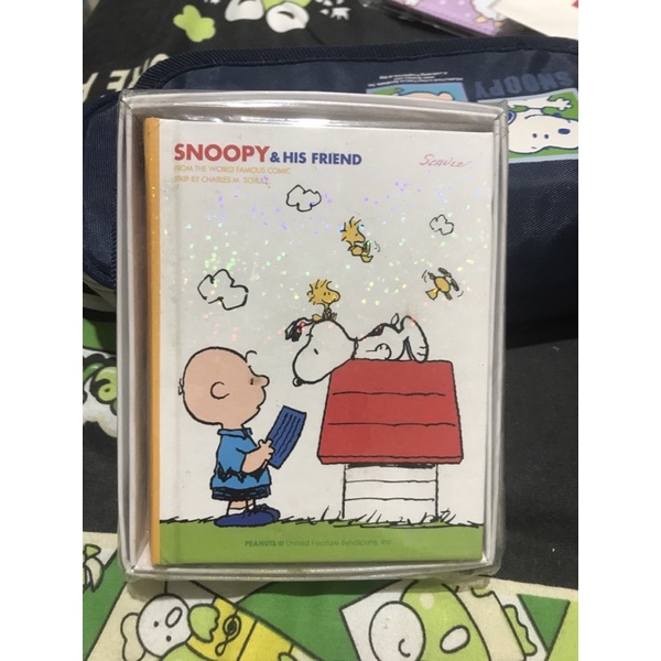 

SNOOPY PEANUTS MEMO BUKU NOTE BOOK NOTE PAD STATIONERY ORIGINAL KOREA