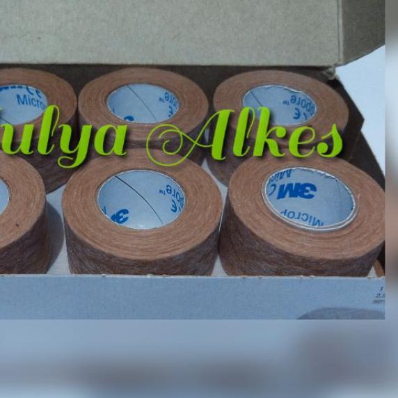 ➯ Plester Coklat 3M Original Micropore SkinTone 1 inci ➸