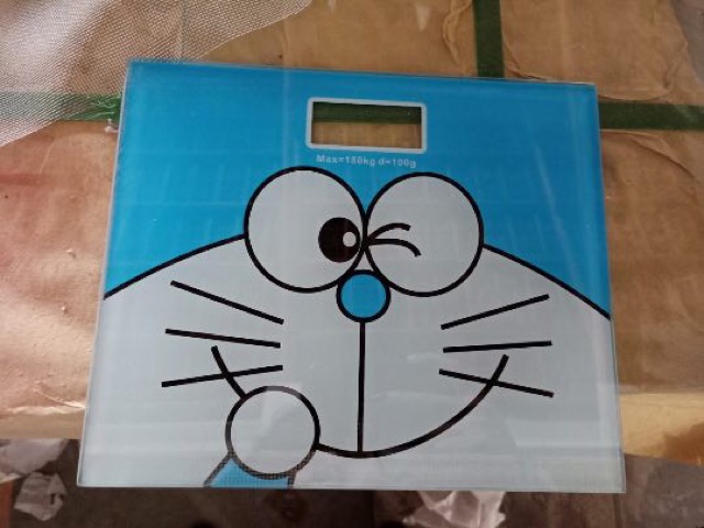 timbangan karakter  digital desain kartun 180kg / hello kitty dam doraemon