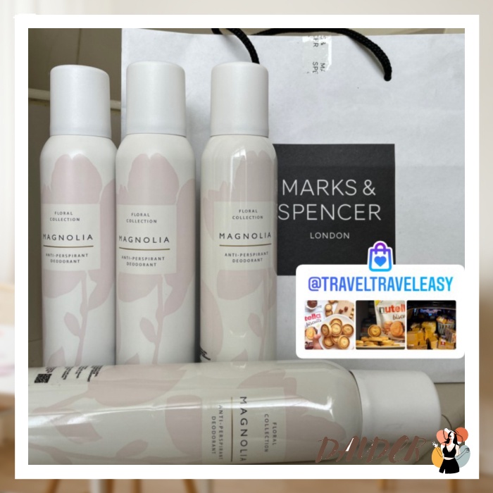 MS MARK SPENCER MAGNOLIA ANTI PERSPIRANT DEODORANT 150ML SPRAY BESTPRICE