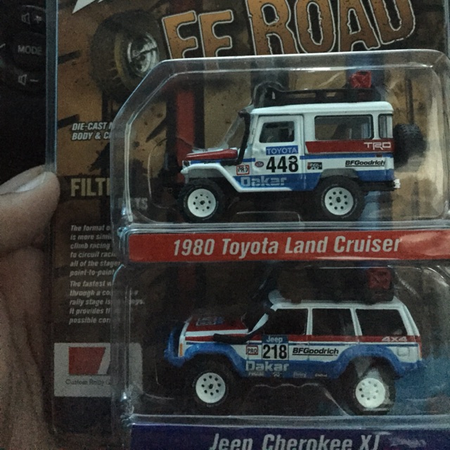 Johny Lightning diecast Dakkar series