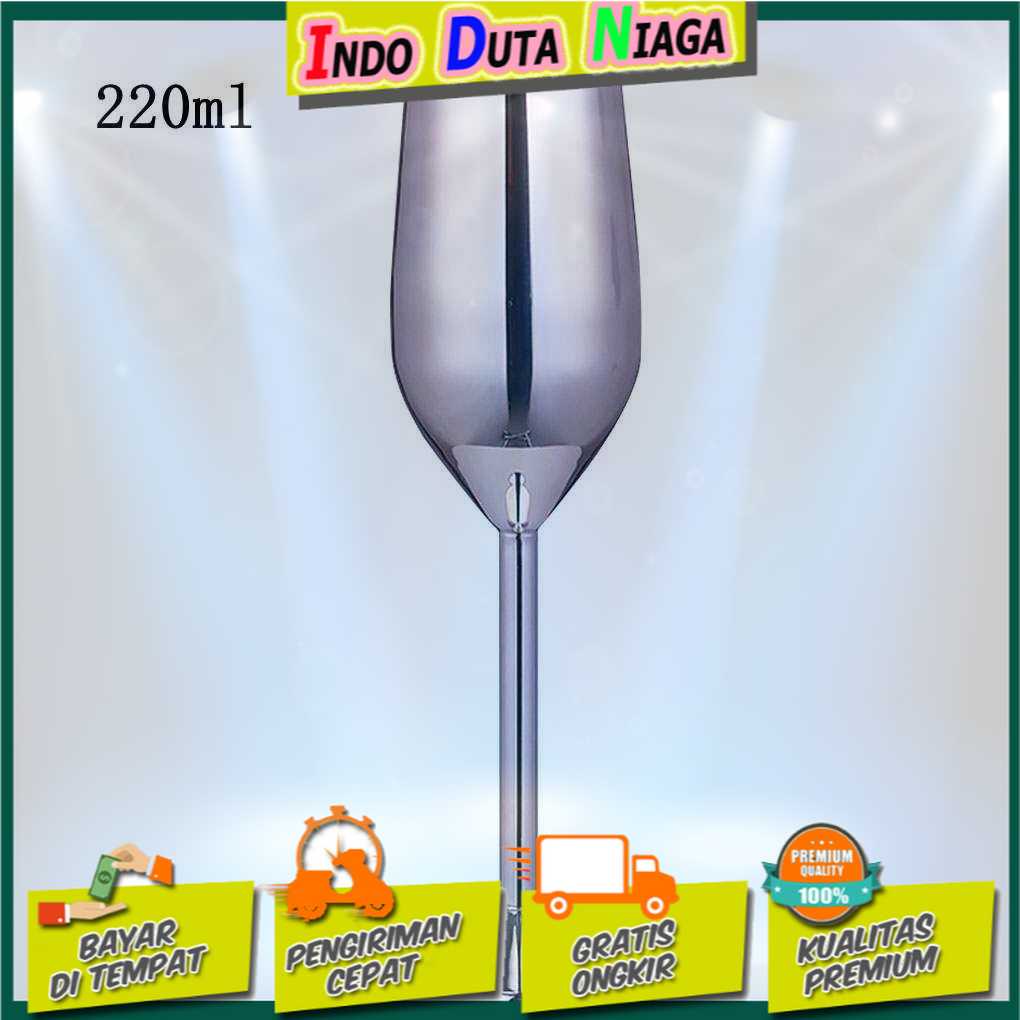 IDN MY HOME - YJBL Gelas Cangkir Stainless Steel Champagne Wine Goblet 220ml - XR105