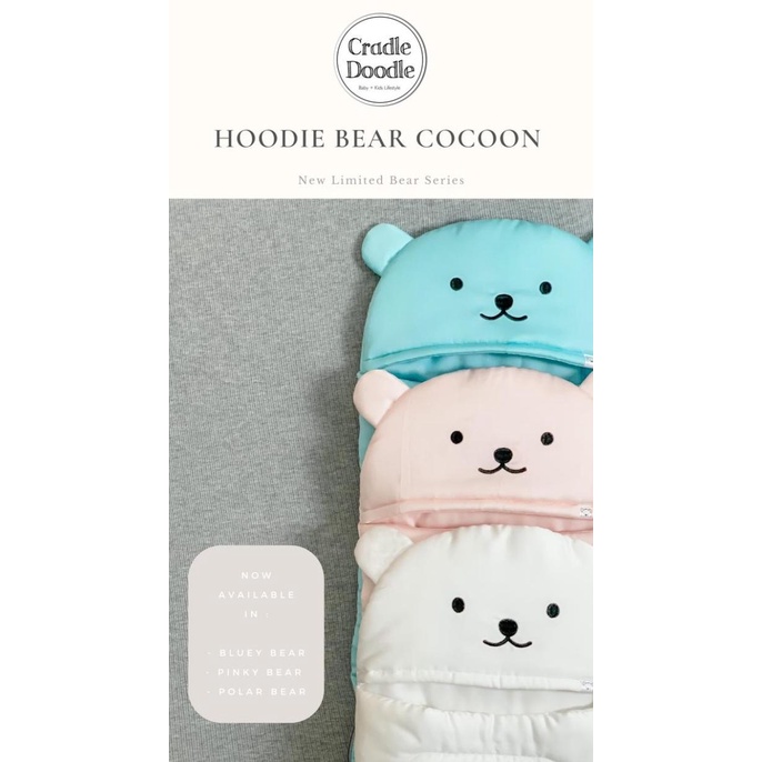 Cradle Doodle - Baby Cocoon POLAR BEAR