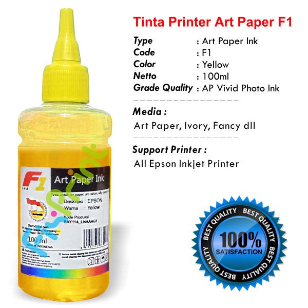 Tinta ArtPaper Epson Yellow 100ml Murah