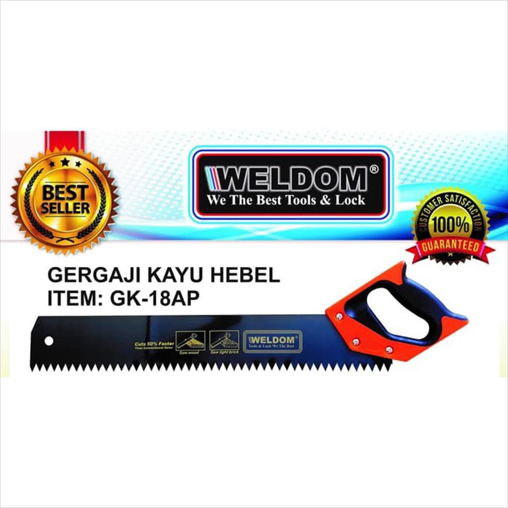 Weldom gergaji hebel 18 inch hadnsaw bata ringan heavy duty