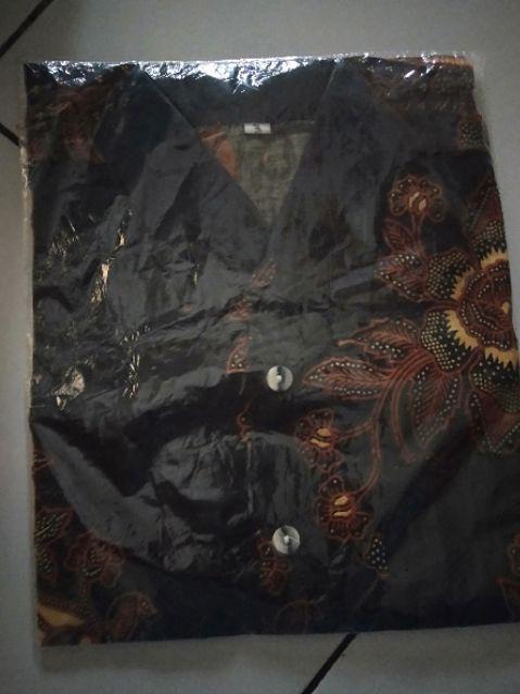 Kemeja Batik Anak/ Hem Anak Pendek Laki Laki Motif  Merak Merah 2-9 Th