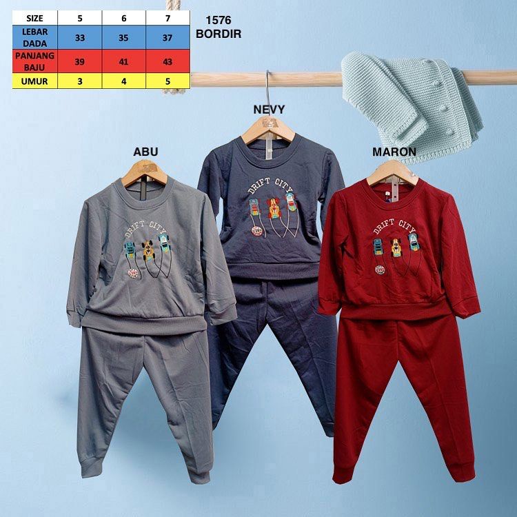 Setelan Training Anak Laki Laki Min 3 Set