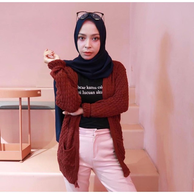 POPCORN CARDIGAN / CARDI RAJUT