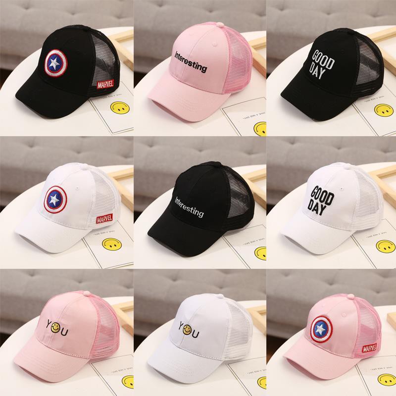 Topi Matahari Musim Panas Motif Kartun Captain America Bahan Mesh Warna Hitam Putih Untuk Pria Dan Wanita 2 7 10 Tahun Shopee Indonesia