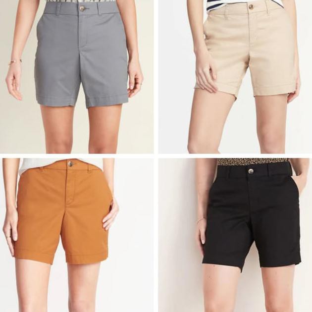 ► TERLARIS CELANA SANTAI WANITA CELANA PENDEK► CB CELANA PENDEK WANITA BRANDED - OLD NAVY TWILL