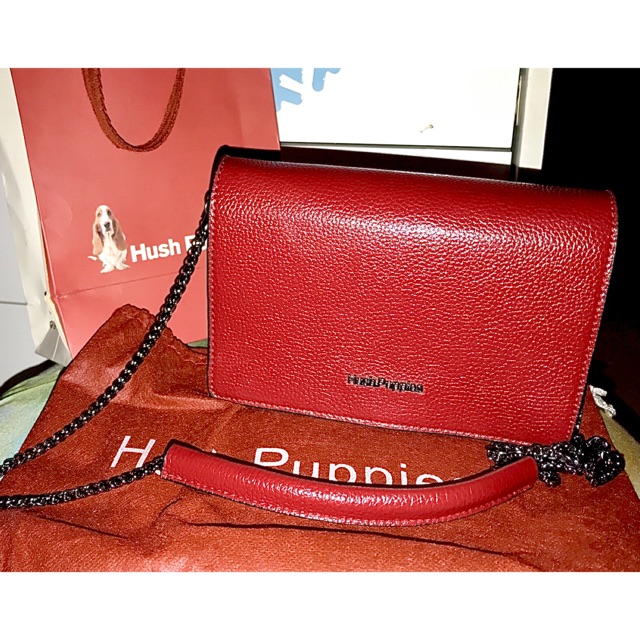 Hush Puppies Red Mini Sling Bag/Clutch