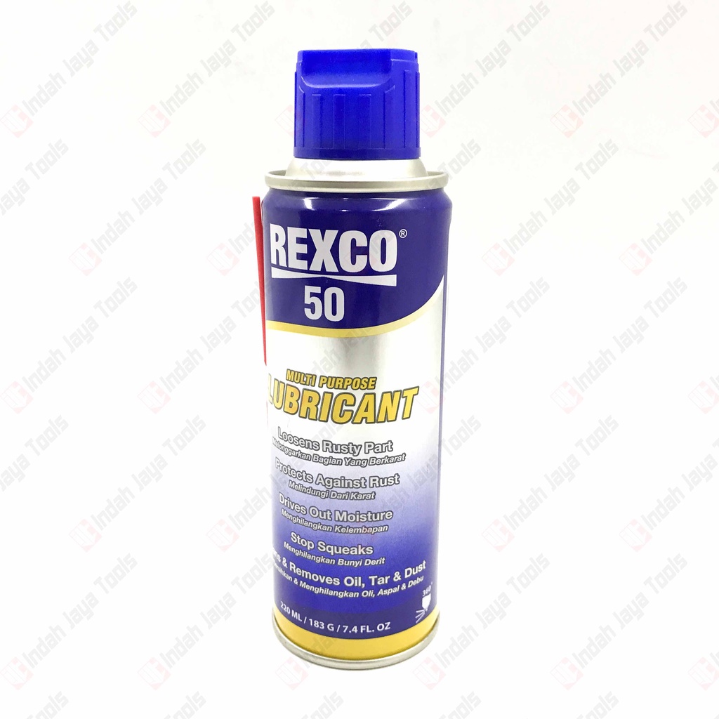 REXCO 50 - 220 ML - Lubricant Pelumas Anti Karat Serba Guna