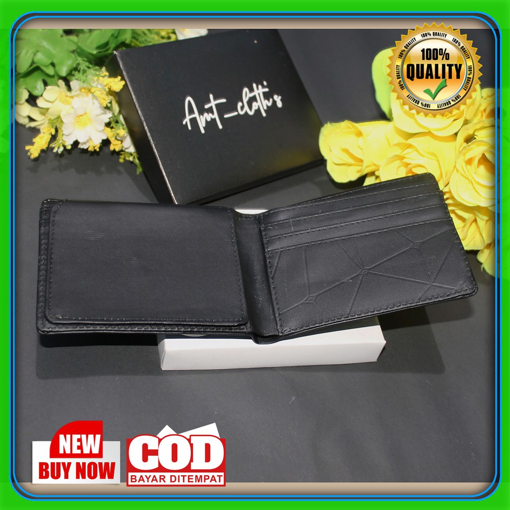 Fashion Dompet cowok terbaru Bahan Kulit PVC premium high quality