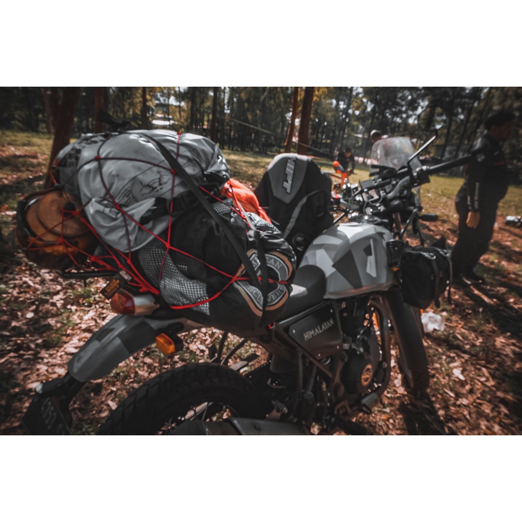 jaring touring motor cargo besar tas carrier koper medium kambing gunung overlander over lander