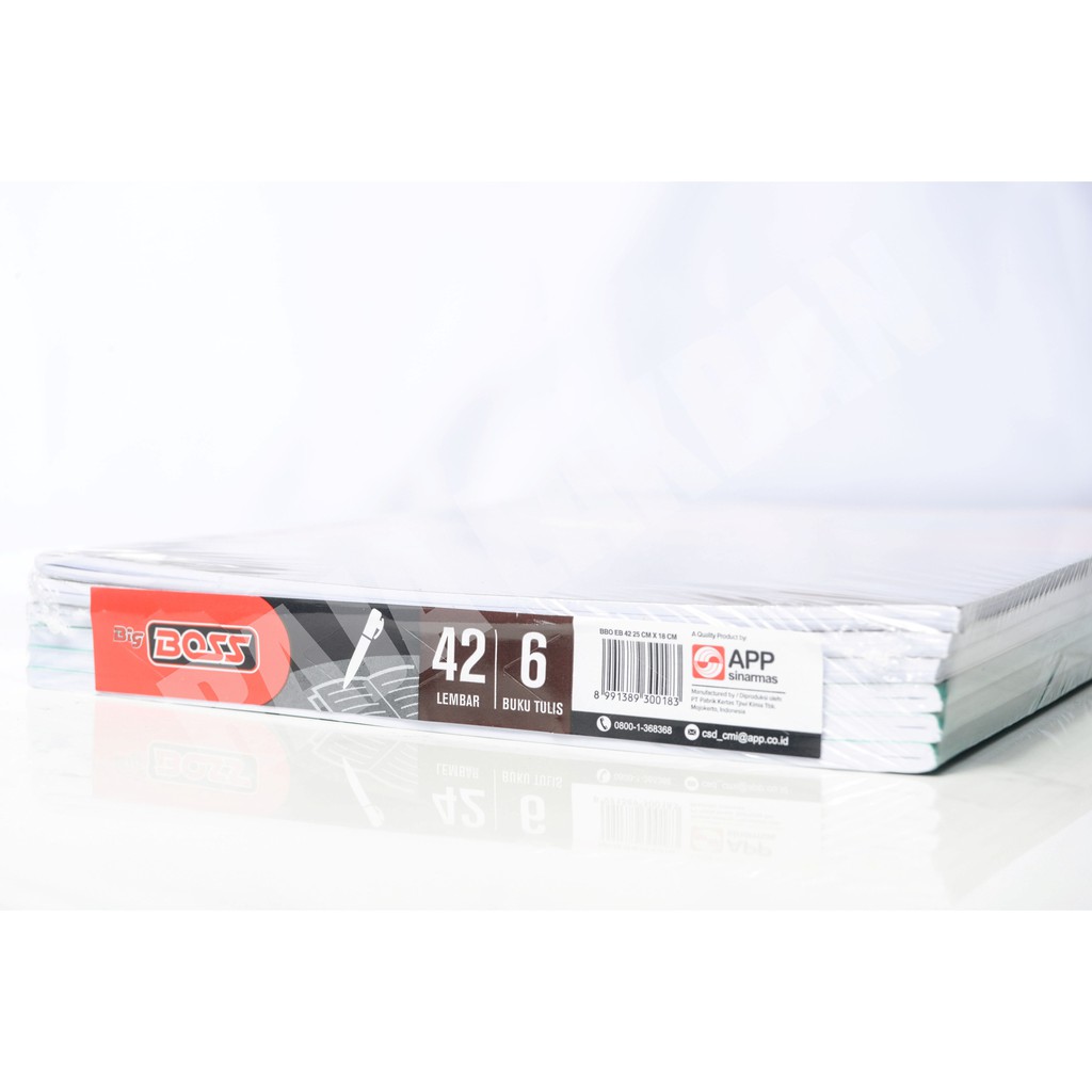 

RB Buku Tulis Sekolah Big Boss Campus/42 Lembar - Pak
