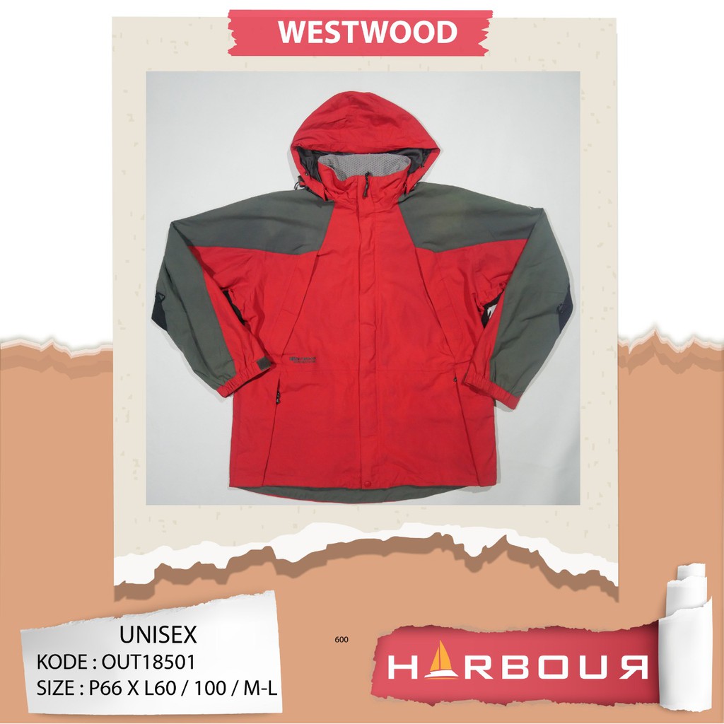 WESTWOOD Jaket Gunung Outdoor Second Original Waterproof Windproof OUT18501