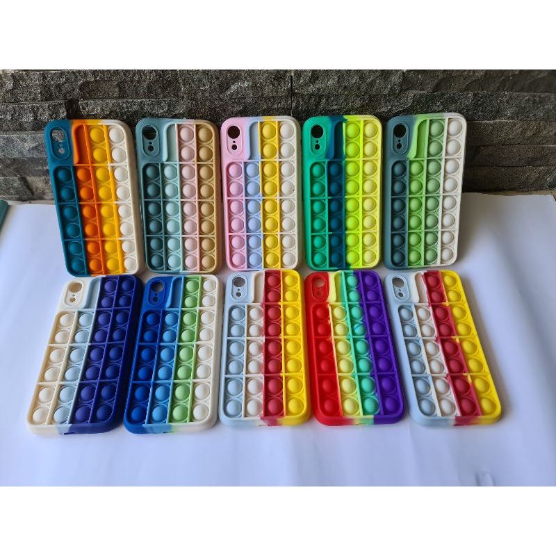case iphone XR pop it softcase
