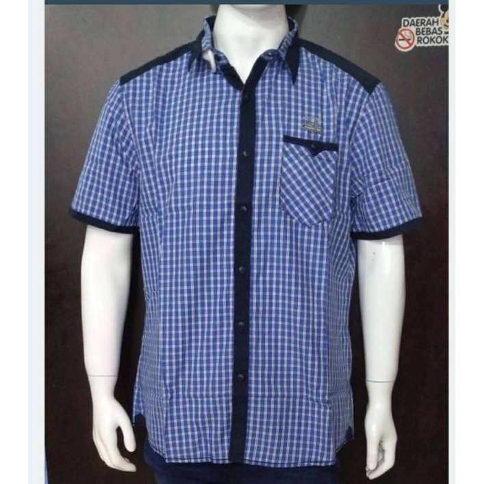 kemeja casual pria lengan pendek LGS original