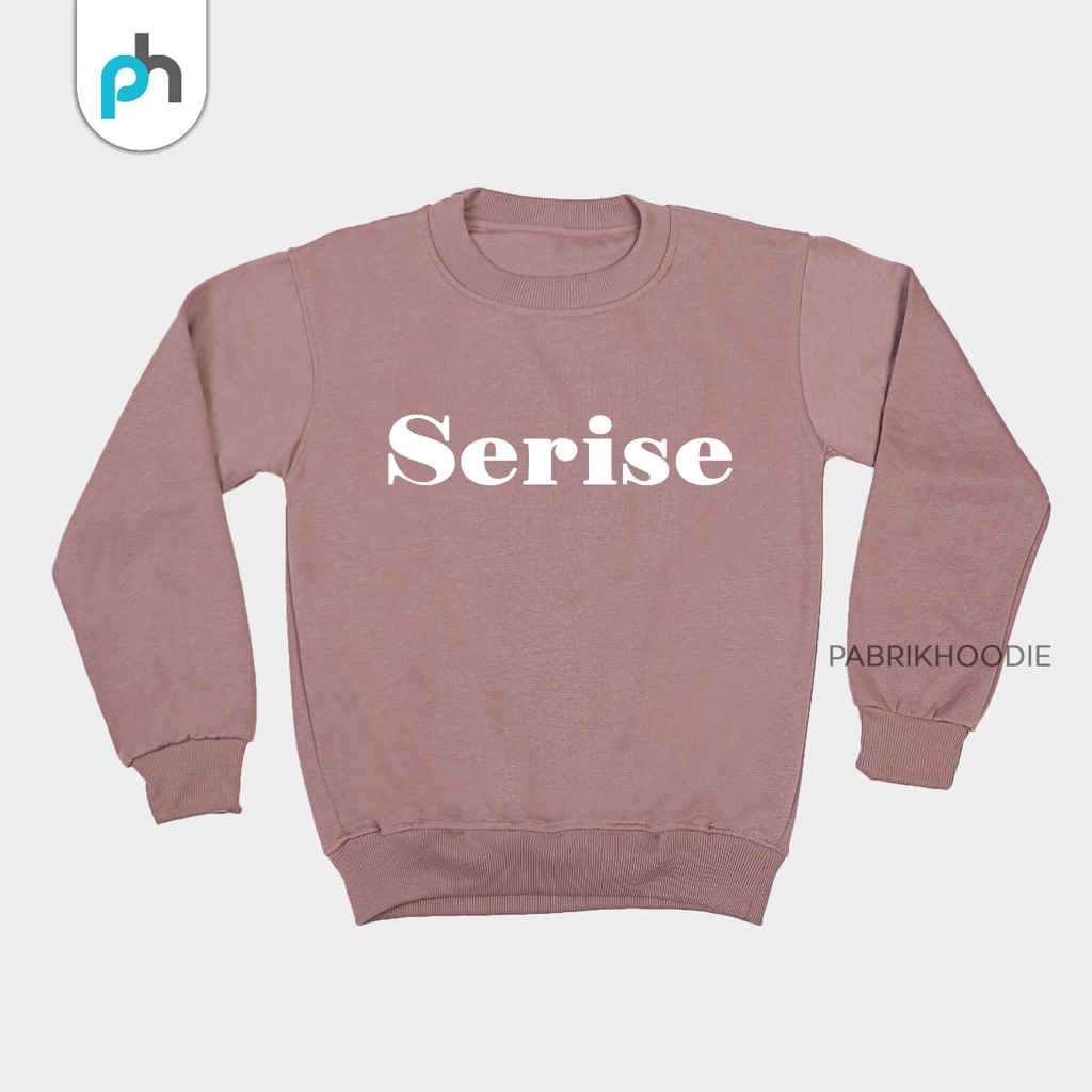 PABRIKHOODIE - BASIC SWEATER SERISE M-XXL (SABLON) {PRIA &amp; WANITA}