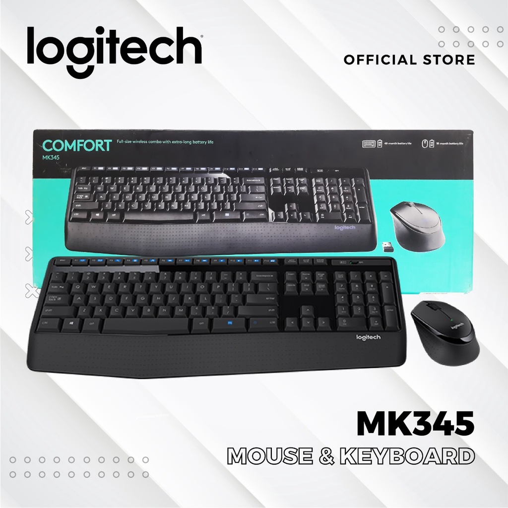 Keyboard Mouse Wireless Logitech MK345 / MK 345