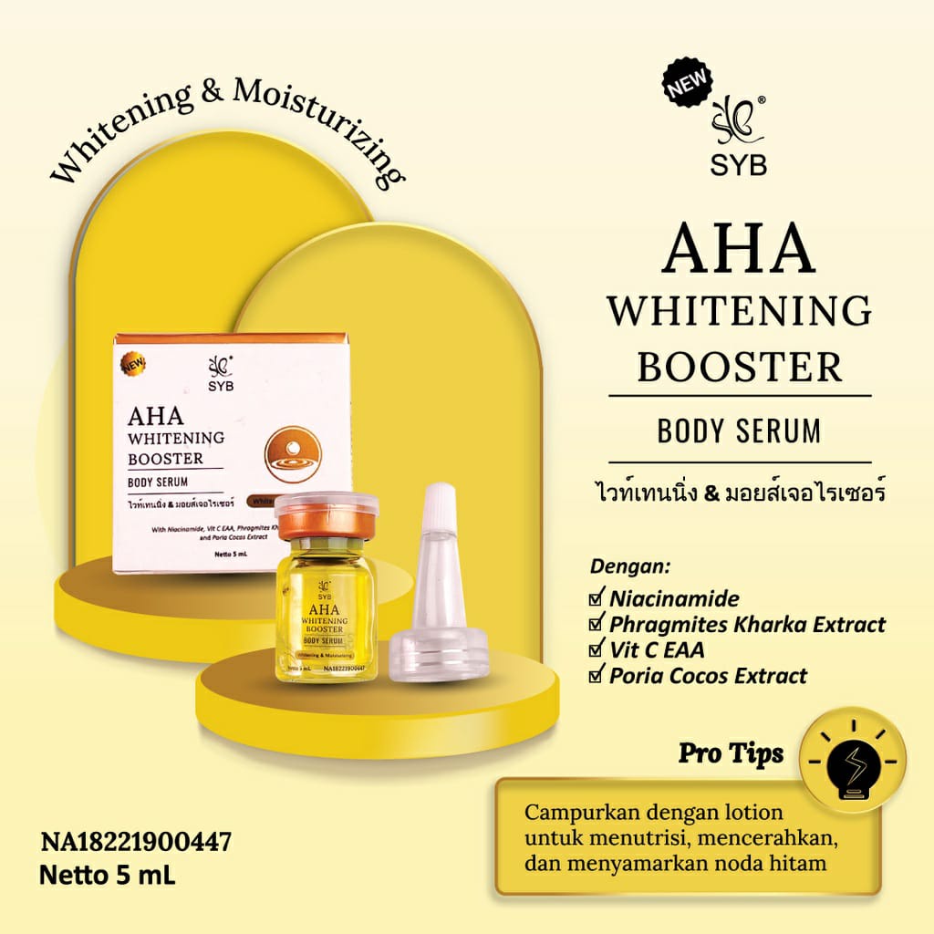 SYB AHA Whitening Booster Body Serum - 5ml