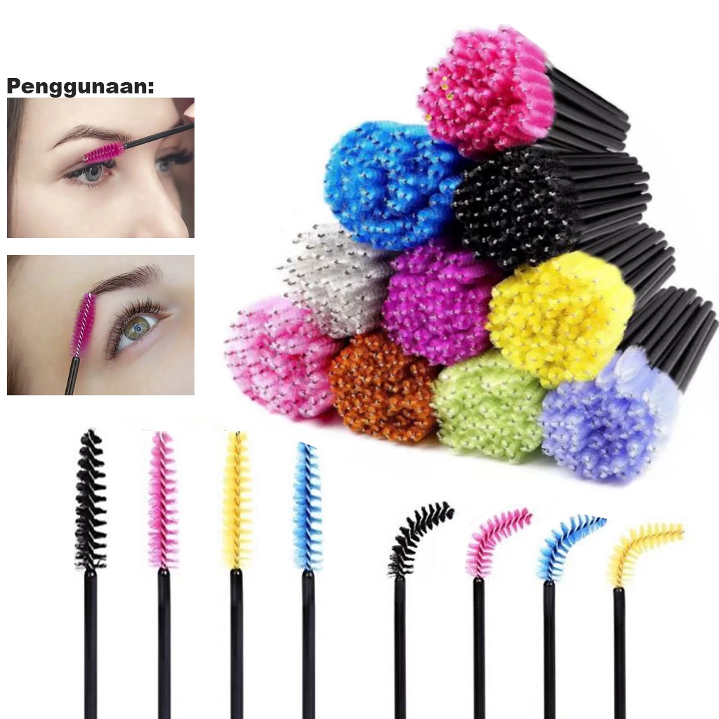 ❤️GTB❤️ mascara wand sisir bulu mata disposal kuas brush maskara R743