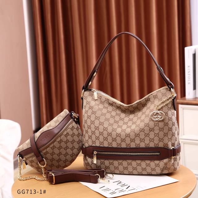 Gucci Hobo Set Waistbag # GG 713-1A