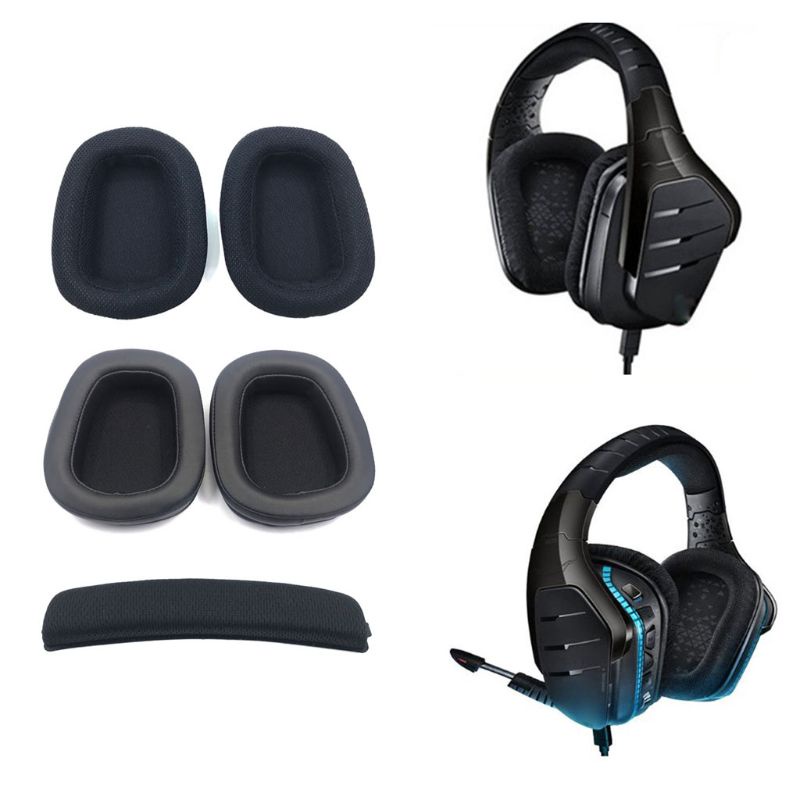 Btsg Busa Headphone Bahan Katun Mesh Breathable Untuk Logitech G633 G933