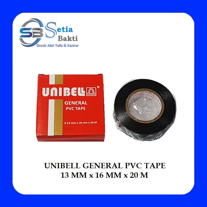 

UNIBELL Solasiban - Solatip Kabel Listrik - Vinyl Electrical Tape - 1 Pcs