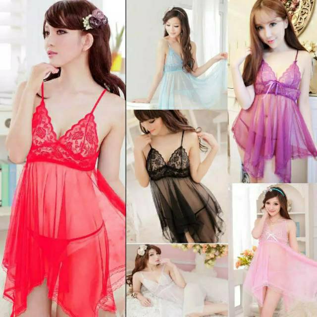 Lingerie Sexy Teddies Seserahan Transparan Seksi Murah online