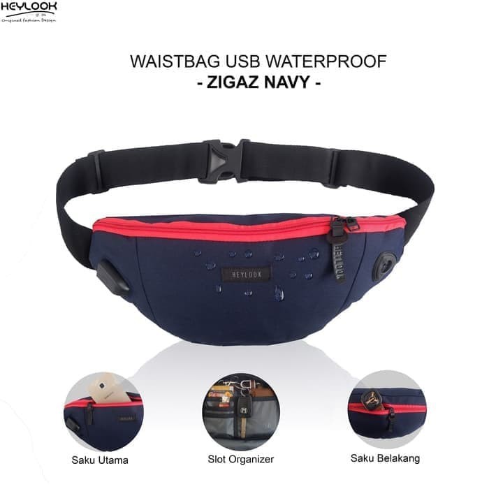 TAS SELEMPANG PRIA SLING BAG WAIST BAG COWOK TAS PINGGANG TAS HP KEREN