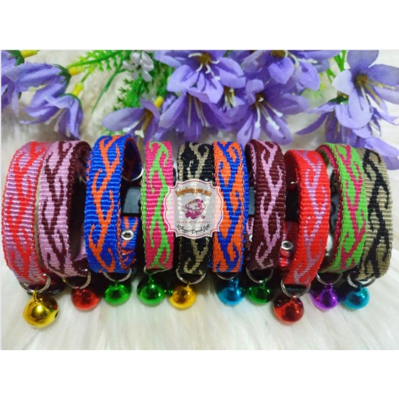 KALUNG KUCING MOTIF AKAR TEBAL BELL 14MM