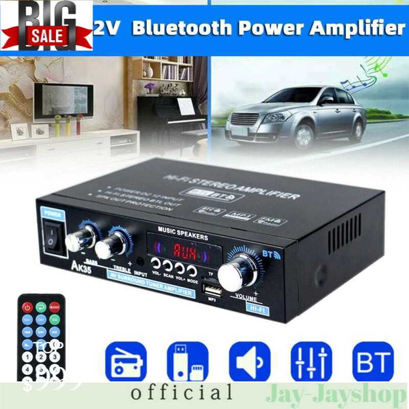 Zhengying Audio Bluetooth Amplifier HiFi Stereo 2 Channel - AK35