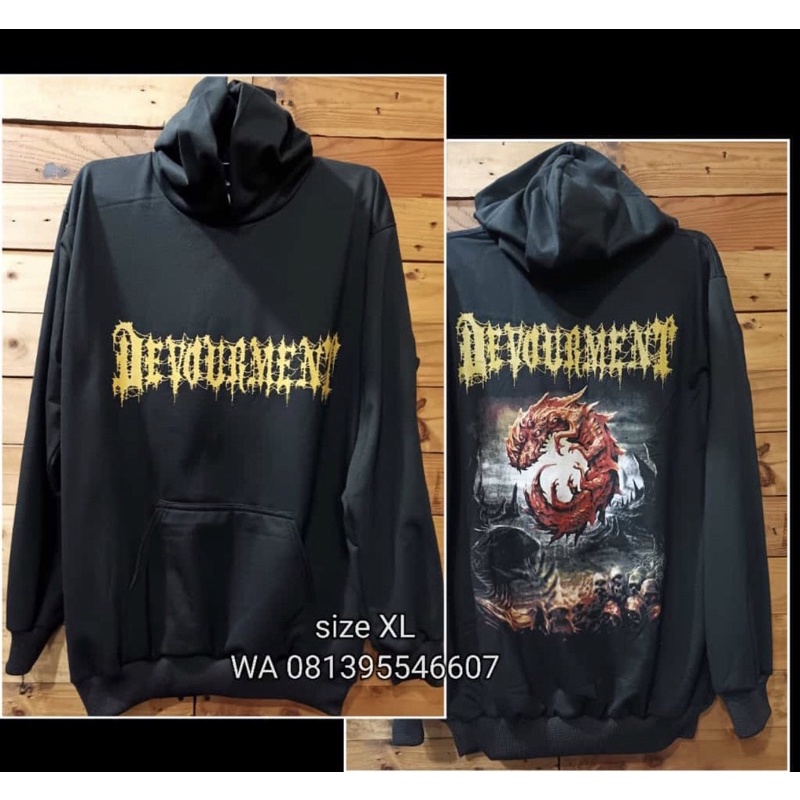 JAKET MUSIK METAL ROCK ALTERNATIVE DEVOURMENT ORIGINAL PRAPATAN REBEL