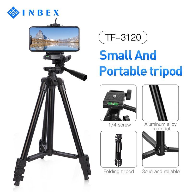 Jual READY INBEX 3120 Tripod Kamera Tripod Portabel Rotasi 360 Derajat 