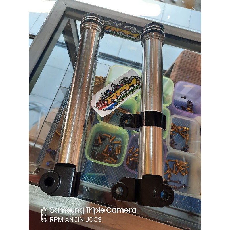 Tabung shock depan mio Bottom bubut yamaha mio