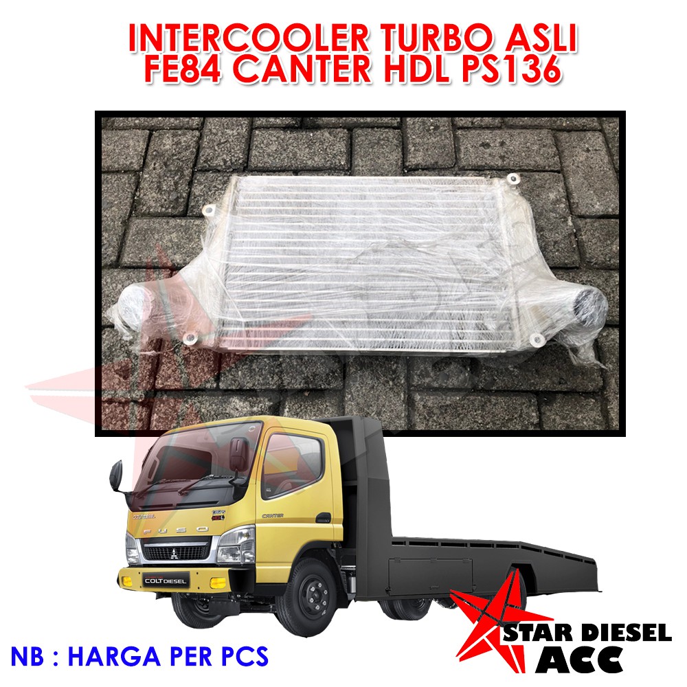 PENDINGIN TURBO CANTER PS136 HDL FE84 RADIATOR TURBO CANTER PS136 HDL