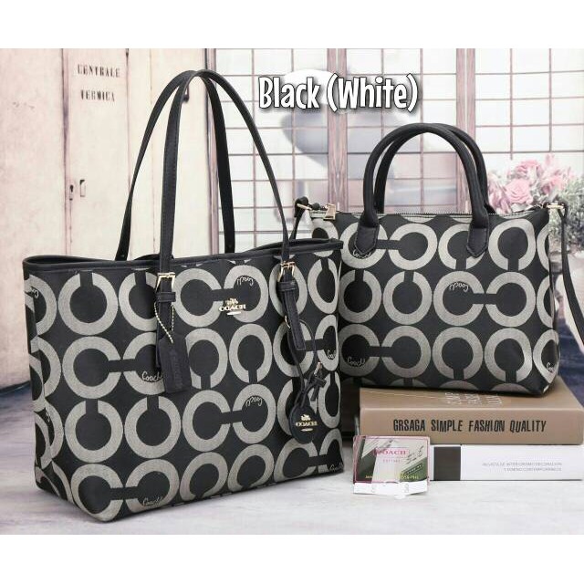TAS COACH TOTE MOM AND KIDS KANVAS