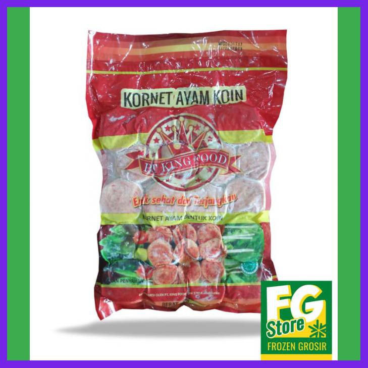 Jual Kornet Koin King Food Kotnet Ayam Koin Isi 40pcs Shopee