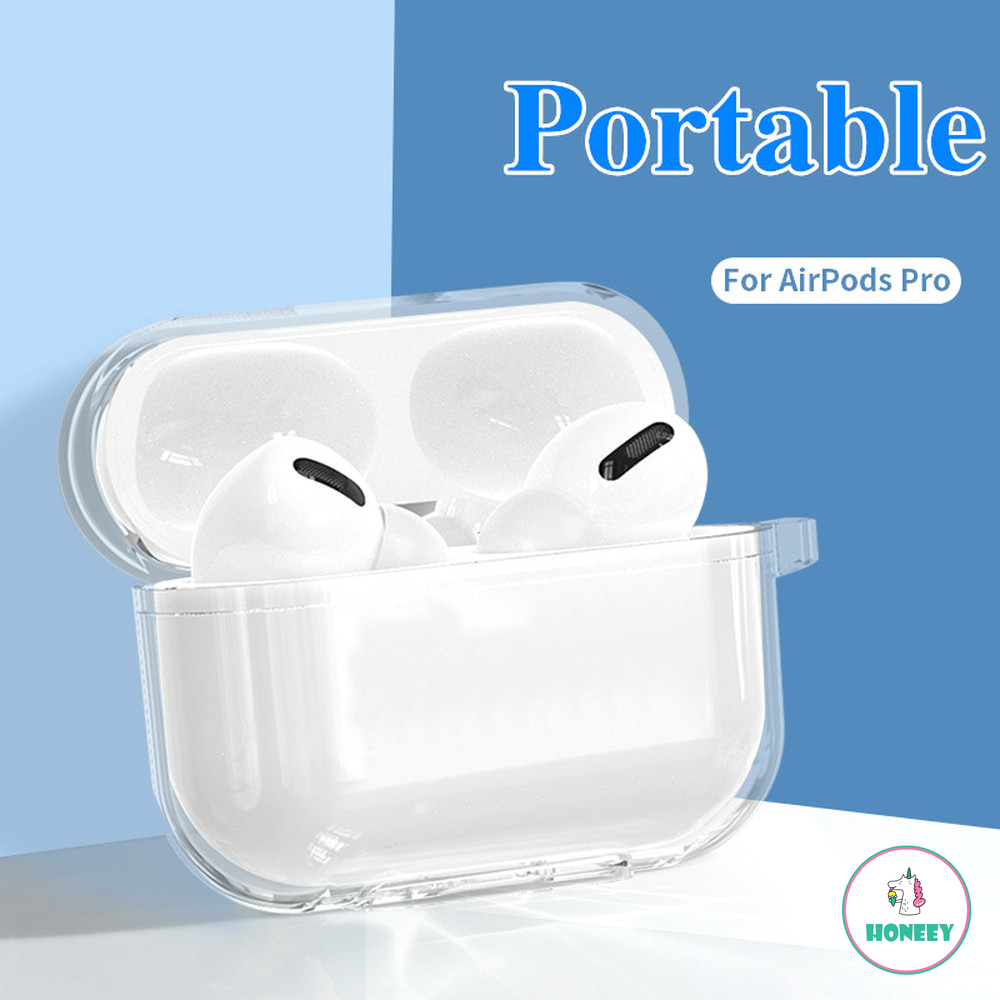 Transparents Airpods Case Bluetooth Wireless Earphone Soft Silicone Case compatible for Airpods 1/2/pro Protective Cover