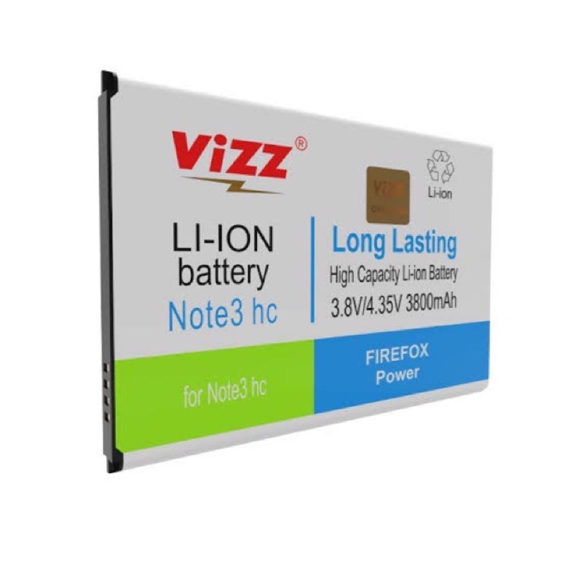 VIZZ Baterai Original Vizz Double Power note 3 hc 3800mah